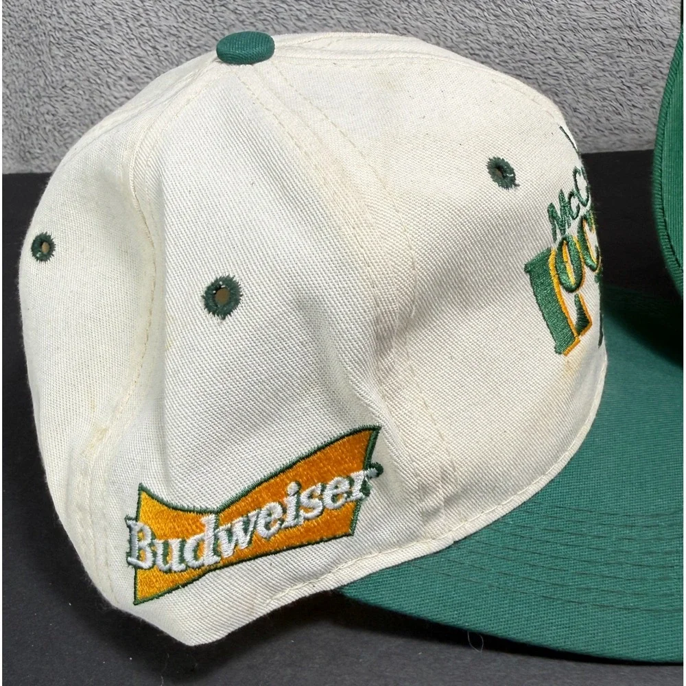 Vtg Green Bay Packers Snapback Hat Lot Mens NFL WFRV WLUK Lindy Infante McCarren
